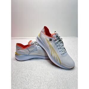 MEN PUMA X First Mile Electrify Nitro Running White Sneakers Athletic Run, Sz 14